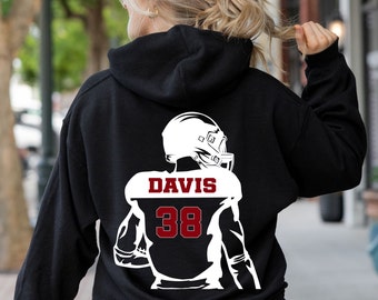 Custom Football Mom Hoodie: Personalized Team Colors & Mascot