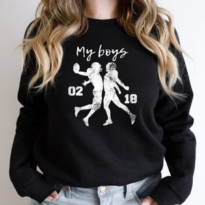 Football Sweatshirt, My Boys Sweatshirt, Custom Football Sweatshirt, Custom Football Pullover, Football Mama, Football Mom