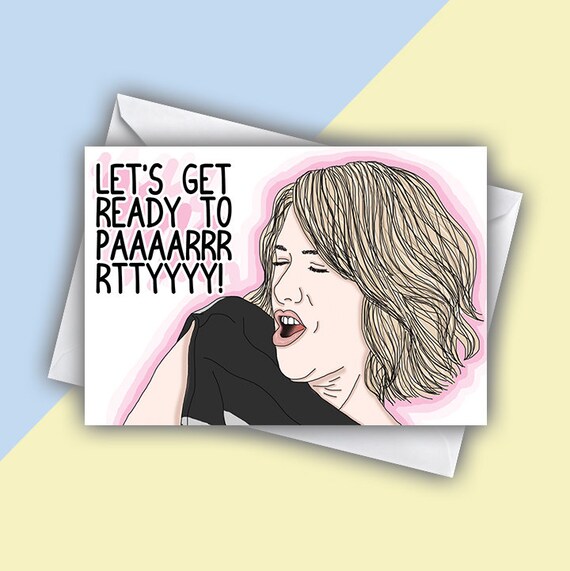 Birthday Card Party Card Let S Get Ready To Party Card Etsy