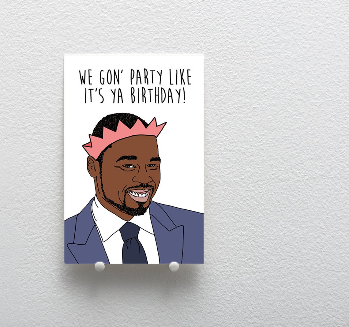 Happy Birthday Greeting Card 50 Cent Birthday Card Birthday | Etsy