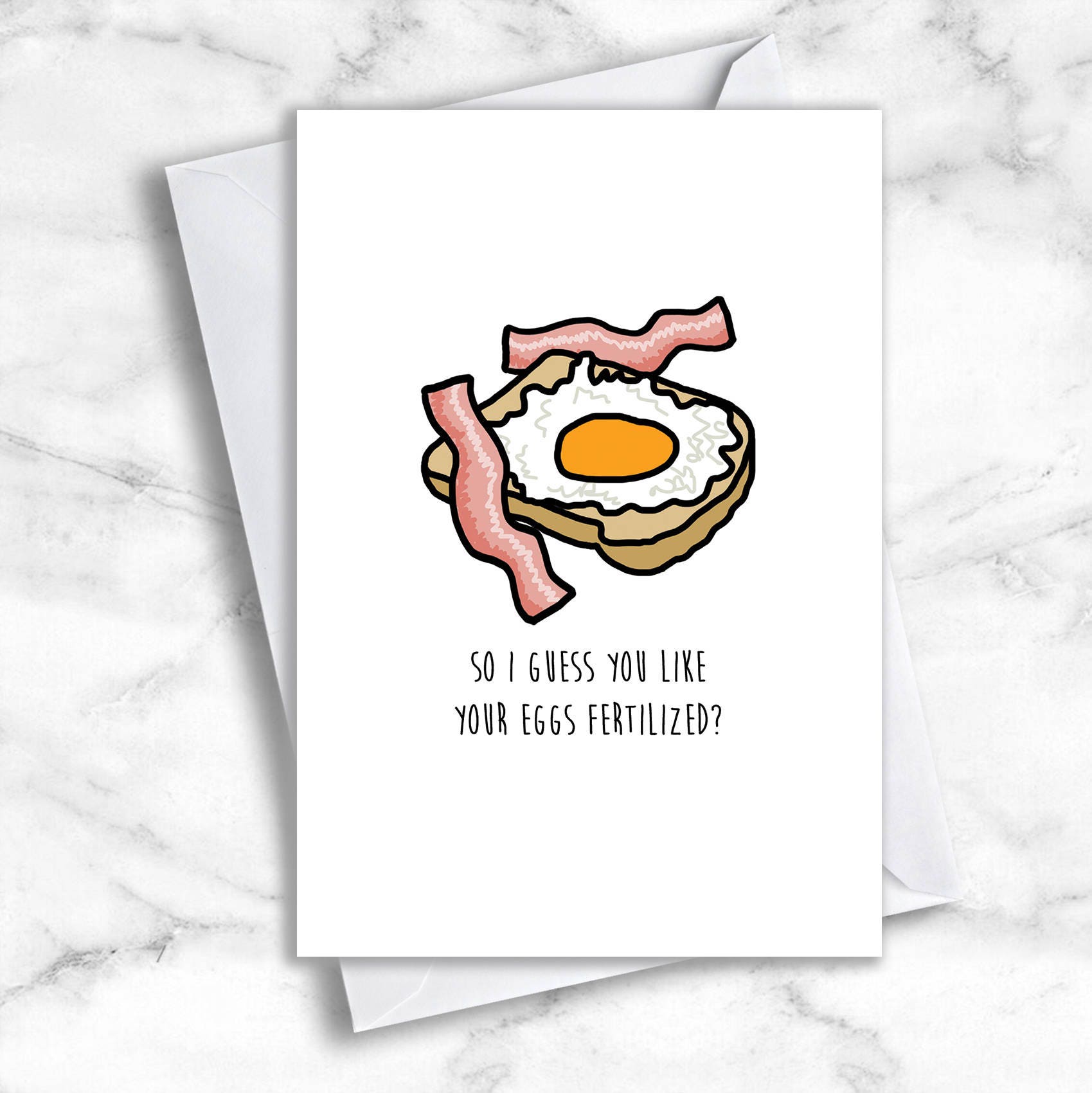Pregnancy pun card congratulations card funny baby shower Etsy