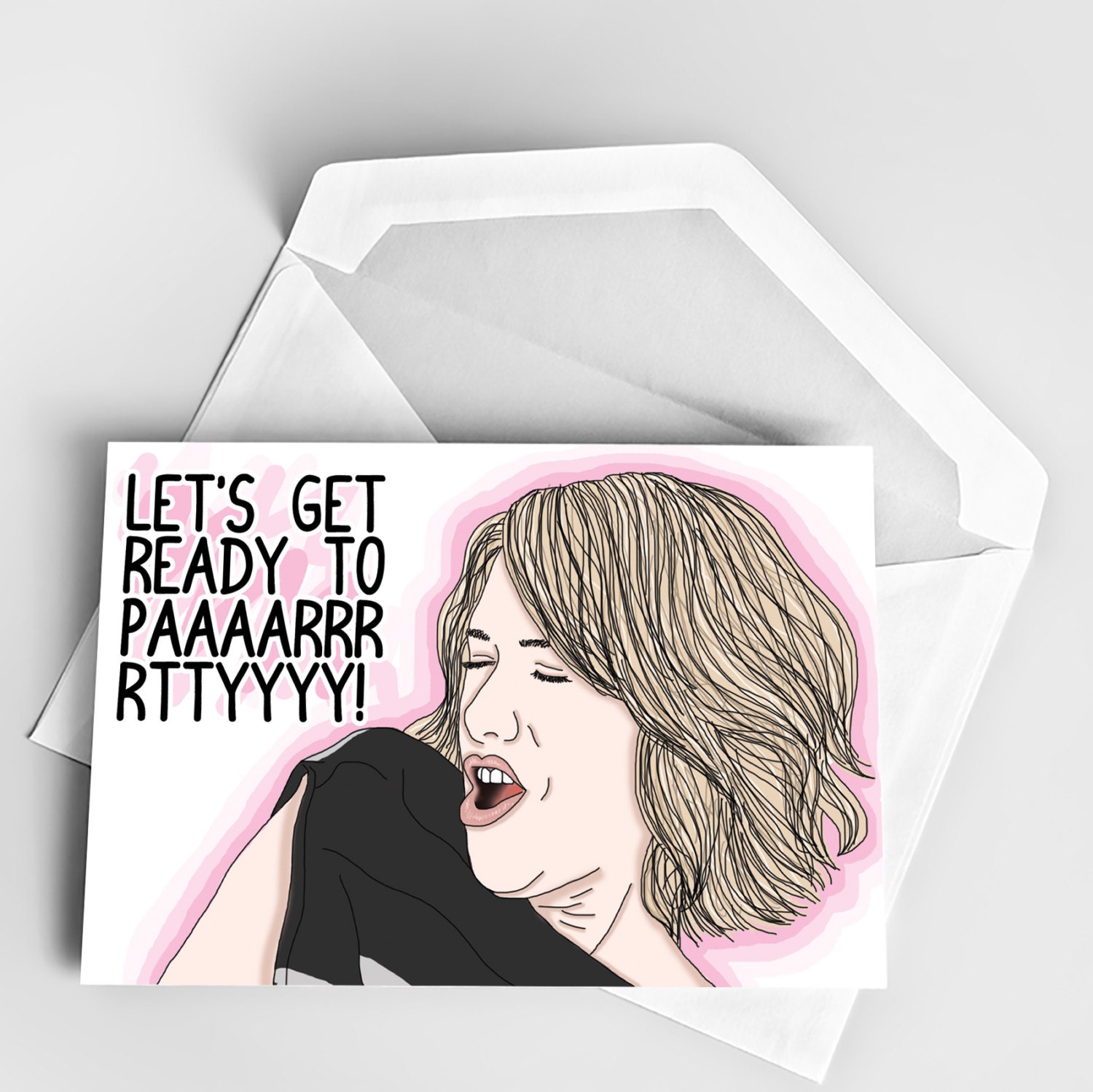 Birthday Card Party Card Let S Get Ready To Party Card Etsy Birthday Card Party Card Let S Get Ready To Party Card Etsy