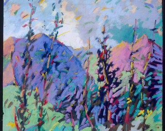 BARGAIN DISCONTINUED High Mountains, Aspen, 8 x 6",  limited edition print, signed and numbered, archival printing.