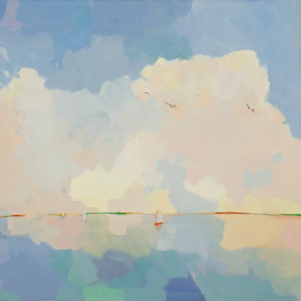 RESTPOSTEN Sailing by the Outer Islands, 13 x 16 ", von Henry Isaacs, signiert und nummeriert
