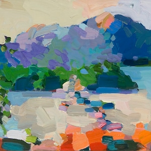 CLOSEOUT  View from  Baker Island, Maine, 7 x 21" Limited edition of 15 giclee prints, signed and numbered, by Henry Isaacs