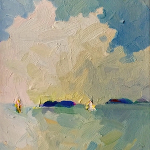 RESTPOSTEN Segeln an den Duck-Inseln vorbei. 10 x 8. signiert und nummeriert von Henry Isaacs