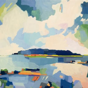 NEW. Baker Island from Gilley Beach, 22 x 36 aprox image size, a limited edition of 12 prints. signed and numbered, by Henry Isaacs