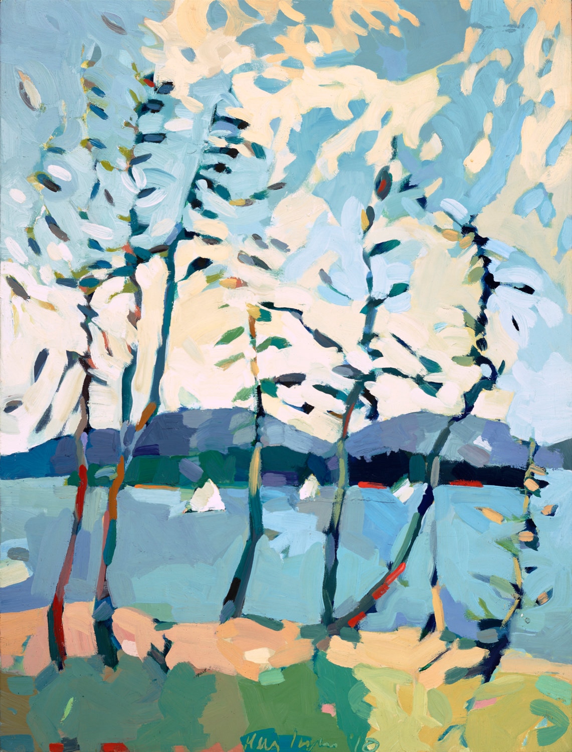 CLOSEOUT Mount Desert Island, from the North Shore , Islesford, 10 x 8", limited edition signed and numbered prints by Henry Isaacs