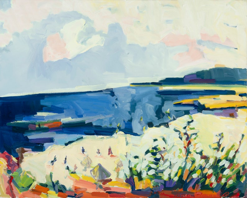 CLOSEOUT VERY LARGE Popham Beach Maine 30 x 40 inches . Limited edition of 8 signed and numbered prints image 1