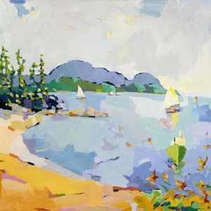 Summer, Bunker's Cove , Islesford, Maine 12 x 12" , edition of ten prints, signed and numbered.