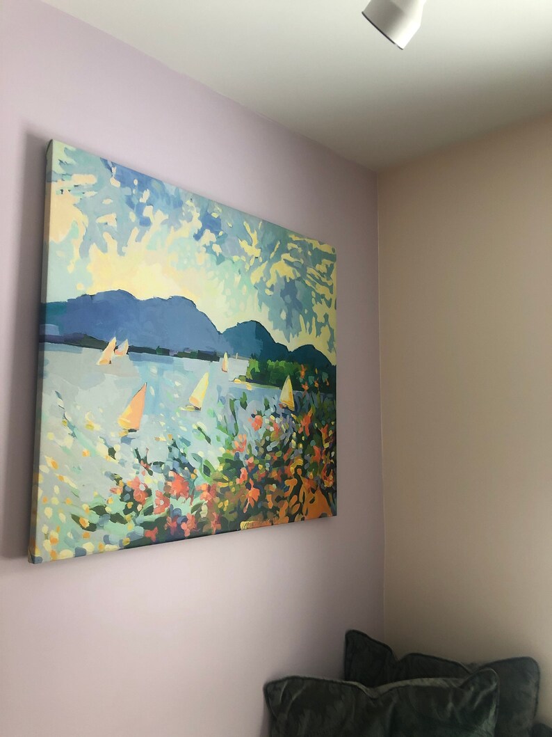 New Size. READY TO HANG Stretched Canvas Last Sail 1 by Etsy