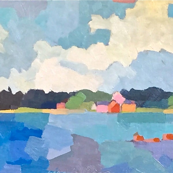 RESTPOSTEN Somesville, Maine, (Acadia National Park) Druckbereich 4x8", Archivdruck, signiert und nummeriert