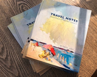 CLOSEOUT Travel Notes- The Paintings of Henry Isaacs, Book by Daniel Kany 60 pages, lavishly illustrated and signed by Henry Isaacs
