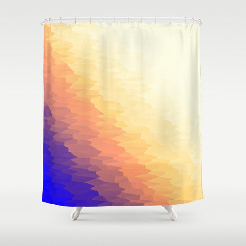 Shower Curtain Bold Neutrals Texture Shower Curtain Cream Etsy