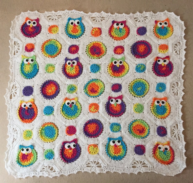 Owl Obsession Baby Blanket Etsy