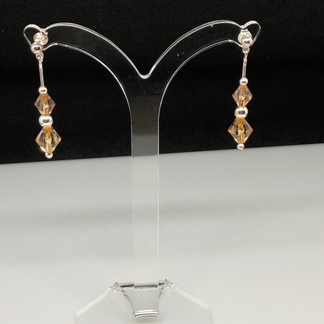 3 Paia Orecchini In Argento 925 Con Zirconi - Ipoallergenici Per Donne E Ragazze