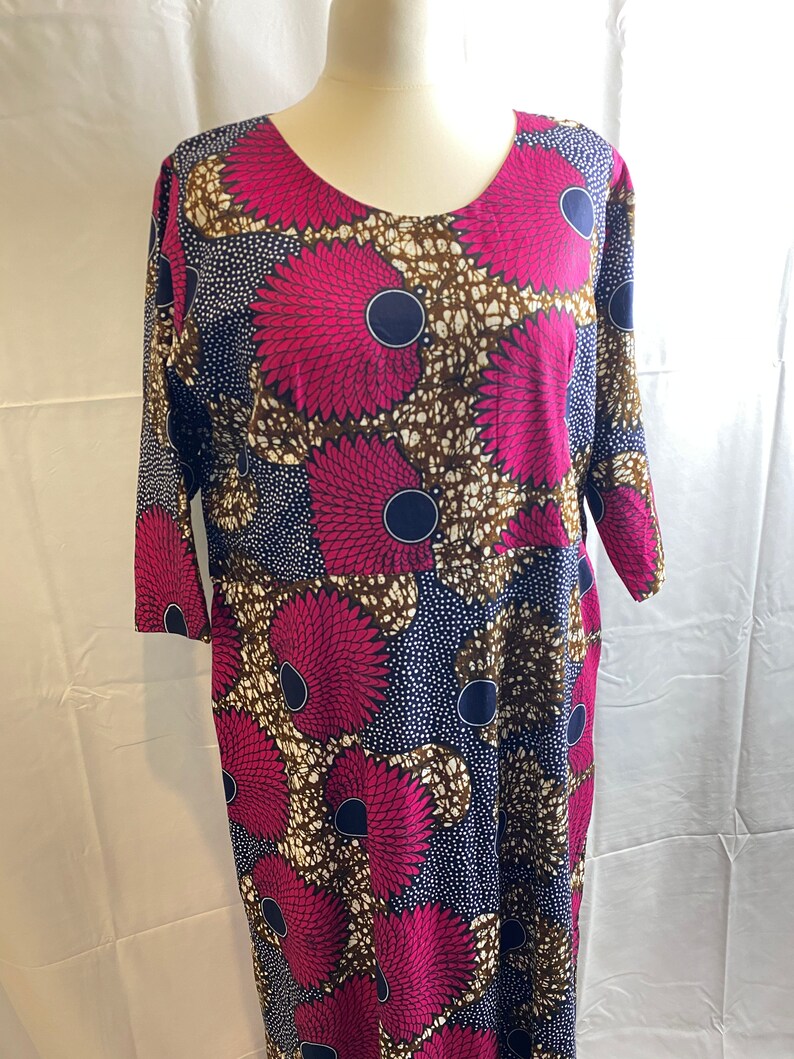 Size 1820 Long Ankara Dress Summer Ankara Dress Ankara Dress A-Line