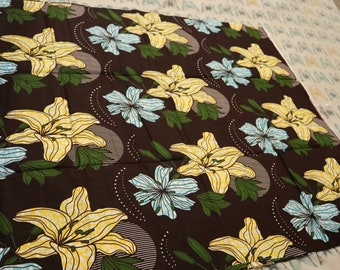 African Print, Ankara Flower Print Design Ankara African Print Fabric, Ankara Wax fabrics