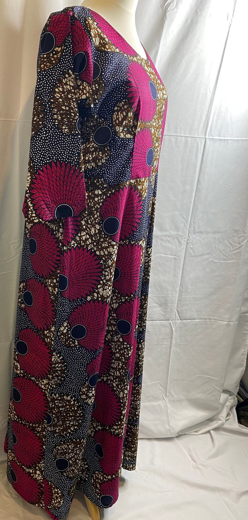 Size 1820 Long Ankara Dress Summer Ankara Dress Ankara Dress A-Line