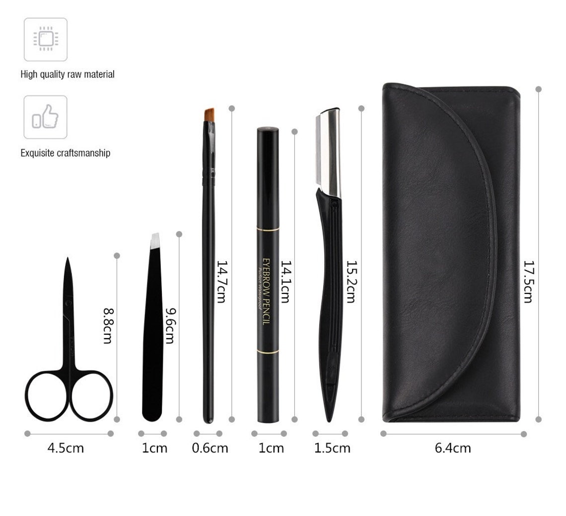 Eyebrow Trimmer Set 5 Pcs Eyebrow Trimming Set Eyebrow Etsy