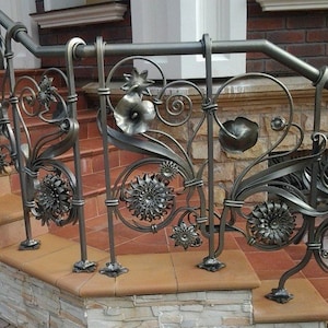Custom forged iron / metal Railings, Stairs, fences, balcony, home/garden art metal decor