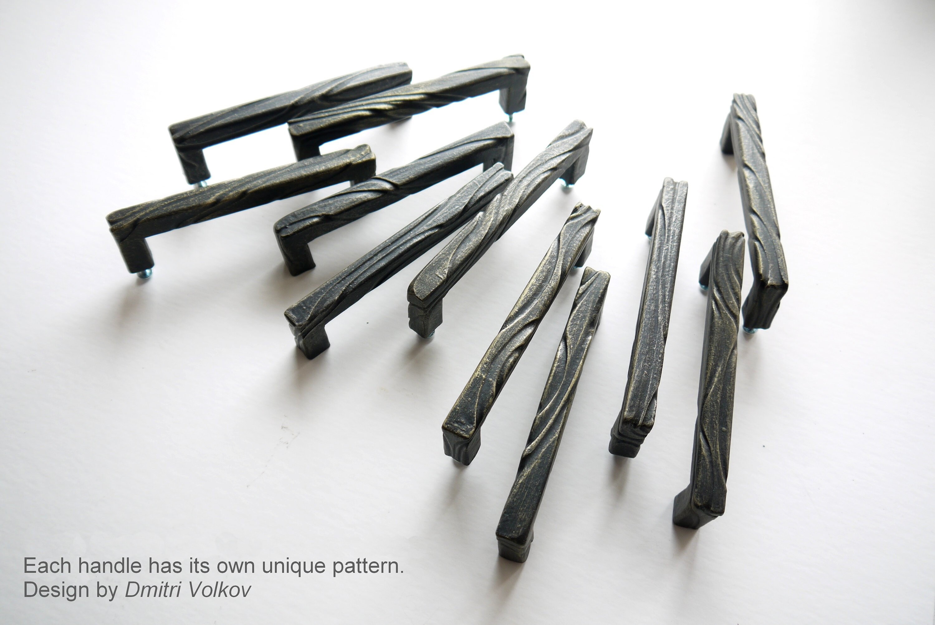 Cabinet Pull Cabinet Hardware Hand Forged Iron Kitchen Etsy