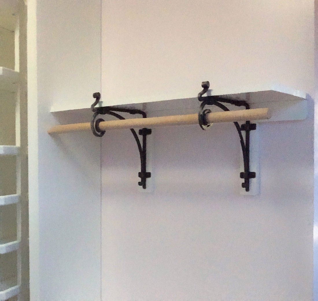 Closet Bar s 4pcs S Holders Stainless Steel Bracket For Closet Rod