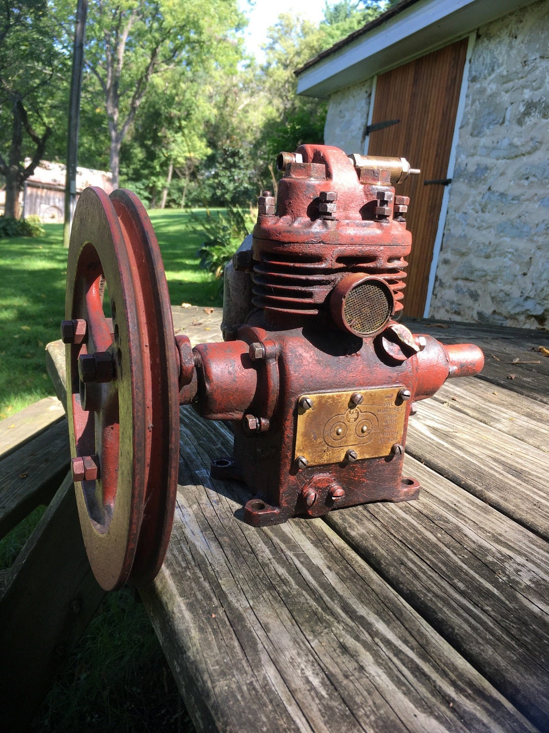 Vintage Air Compressor Head Westinghouse Air Brake Co. / Decor