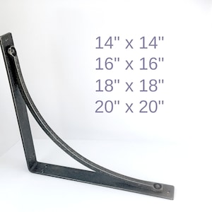 Heavy Duty Metal Countertop Bracket / Corbel / Support / Steel Iron Shelf Bracket Blacksmith Made / Forged Custom Bracket