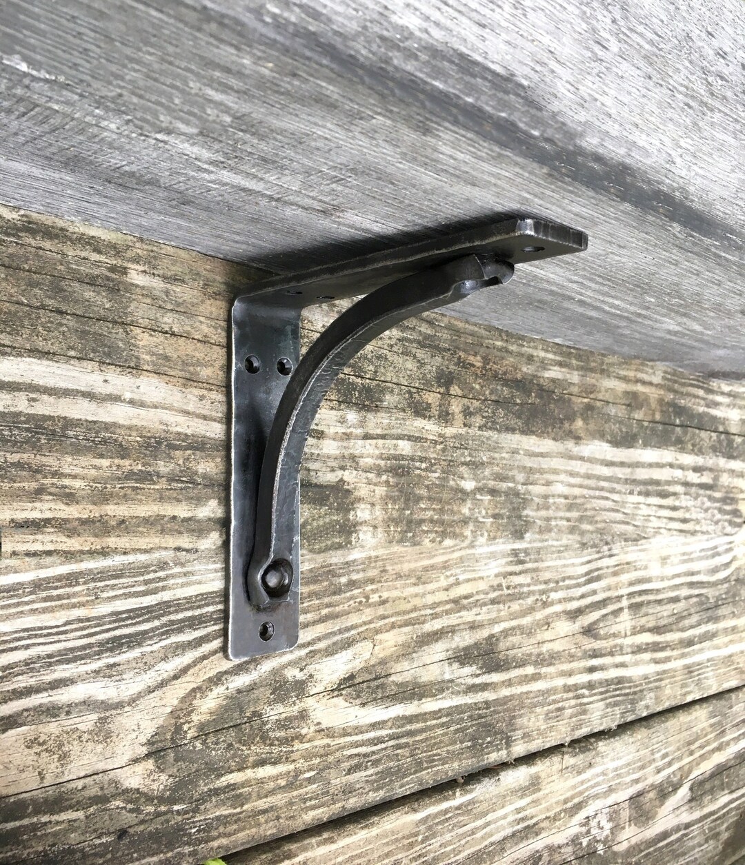 Shelf Bracket Super Heavy Duty Mantel Bracket Metal Hand Iron Corbel Modern Farmhouse