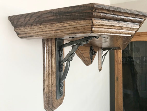 Shelf Bracket Metal Iron Hand Forged Steel Shelf Corbel Etsy