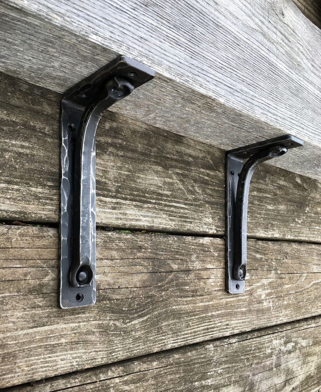 Mantel Shelf Bracket Heavy Duty Corbel Custom Fabrication / Hammered