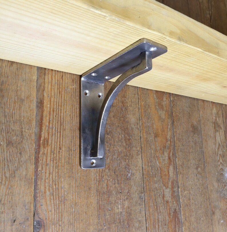 Shelf Brackets Hand Blacksmith Made Metal Handmade Etsy