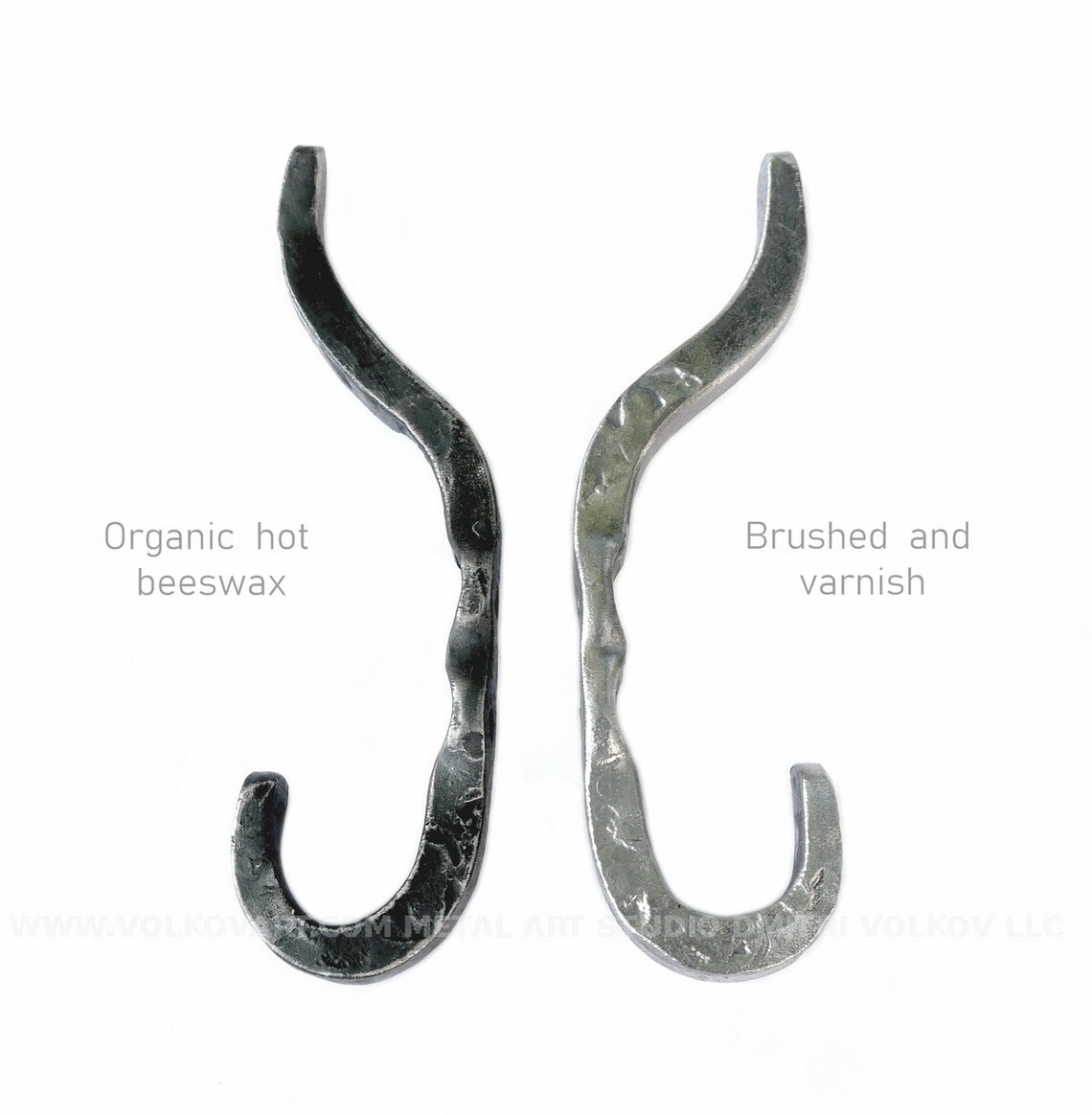 Coat Hook / J Hook / Hand Metal Hook / Storage Hook / Etsy