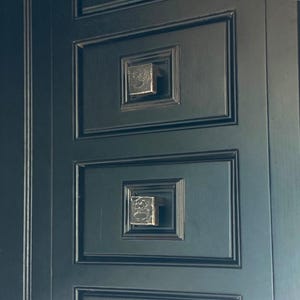 Cabinet Knob, Drawer Hardware, Custom Black Cabinet Pull, Hand Forged Kitchen Handle, Drawer Pulls, Drawer Handles, Square Knob, Forged Knob