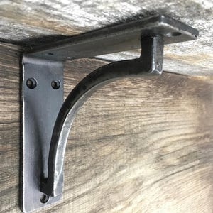 Shelf Brackets Hand Forged Blacksmith Made - Metal Handmade Shelf Corbel - Rustic Farmhouse Bracket - Custom Brackets - Kitchen Shelving