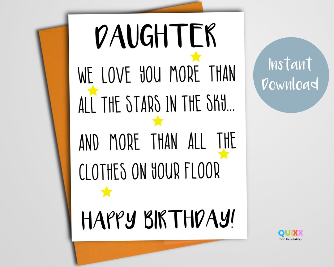 Stuff4 Divertenti Biglietti Di Compleanno Figlia -sona Straordinaria - Scherzo Biglietto Di Buon Compleanno Figlia Regali Di Compleanno Figlia 145mm Biglietti D'auguri