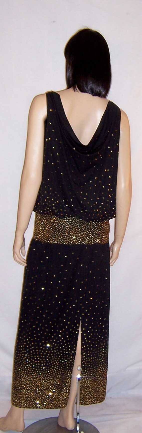 Michael Maiello  for Pat Richards Black Gown with… - image 4