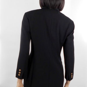 Stunning Ralph Lauren Country Black Woolen Double Breasted Jacket in Military Style image 5