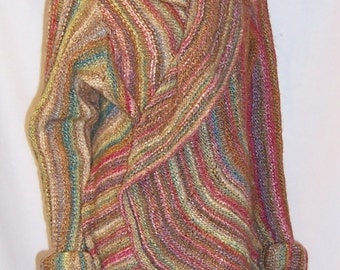 Luxuriöse Wrap-Around Pullover Mantel 