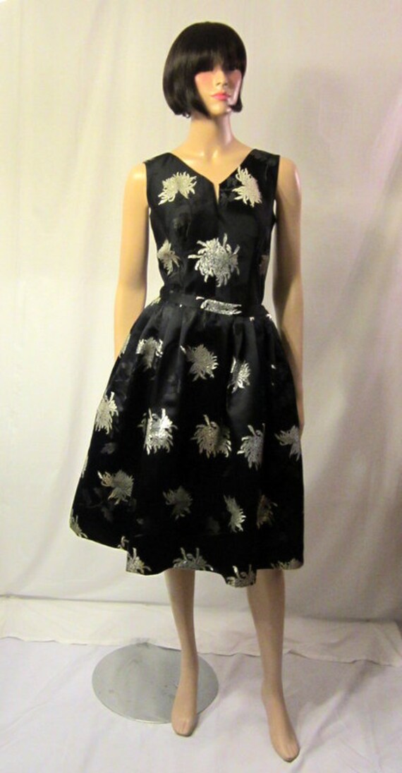 1960's Black and Silver Ensemble Custom-Made in Ho