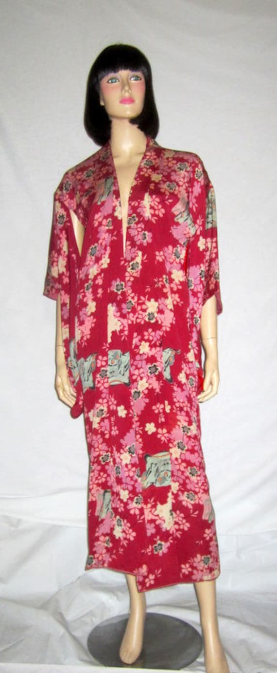 Japanese Floral Printed Kimono