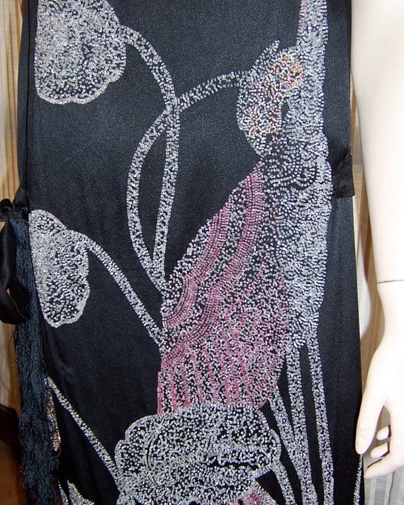 1920's Beaded Art Deco Dress of  "Wearable Art" - image 4