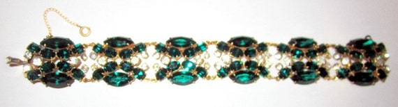 Exquisitely Detailed 1940's Bracelet and Earring … - image 2