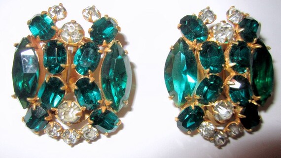 Exquisitely Detailed 1940's Bracelet and Earring … - image 4