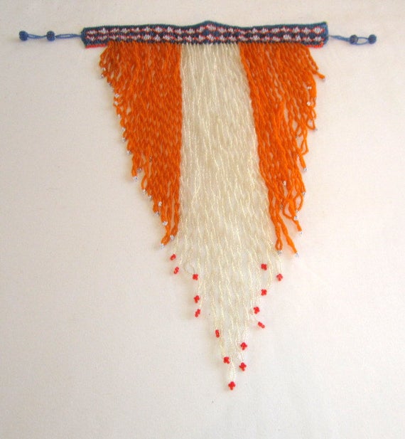 Masterpiece of Wearable Art-OOAK-Bohemian Hand-Beaded, Statement Bib Necklace