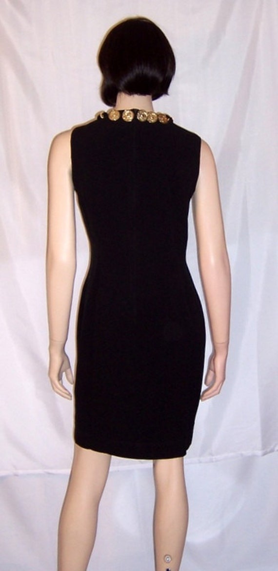 Sleeveless Black Dress with Coins by "Cheap and C… - image 3