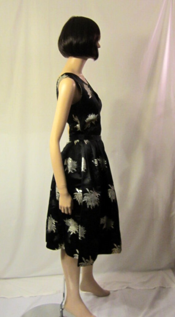 1960's Black and Silver Ensemble Custom-Made in H… - image 2