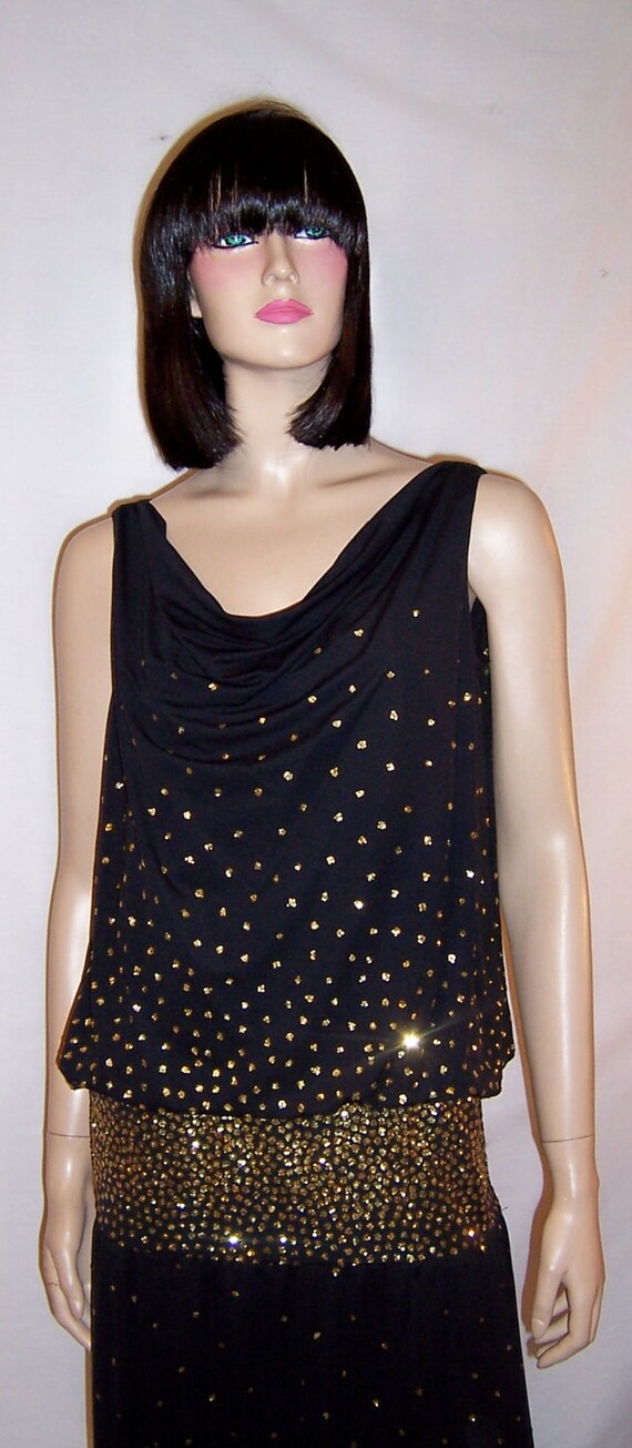 Michael Maiello  for Pat Richards Black Gown with… - image 5