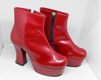 Patent Leather Platform Shoes 